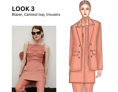 Fashion Illustration and Technical Drawing Women's wear