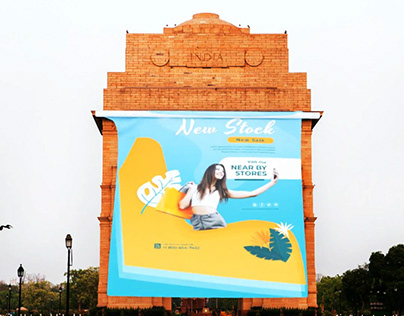 India Gate Banner CGI Ads