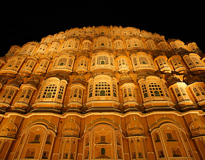 Hawa Mahal | Night x Day | Jaipur, Rajasthan