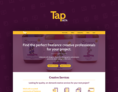 Tap Website Redesign