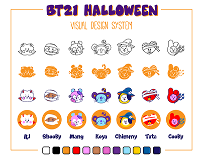 BT21 Inspired Icons