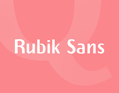 Rubik Sans - Free Font