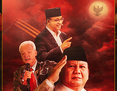 "Indonesia Presidential Election 2024" Poster Design