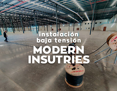 instalación baja tensión Modern Industries