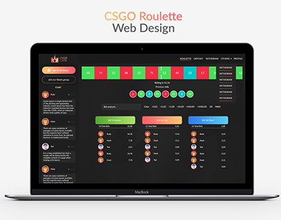 CSGO Roulette Web Design