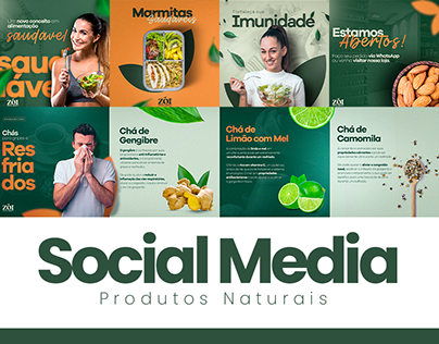 Social Media - Produtos Naturais