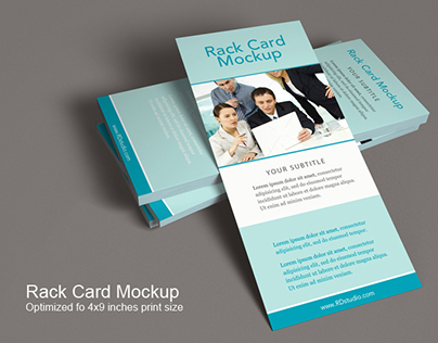 Rack Card Mockup
