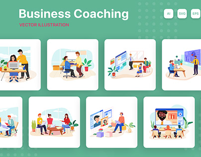 M158_Business Coaching Illustrations
