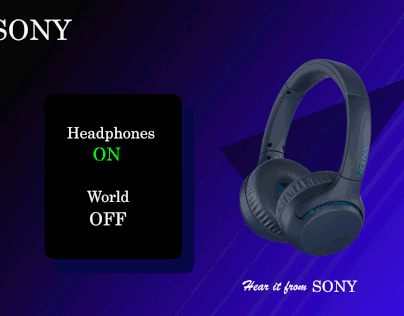 Let the music heals your soul - Sony headset