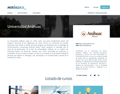 MOOC Anáhuac - edX / MiriadaX