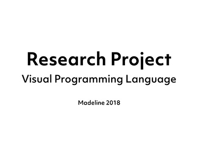 Research Project: Visual Programming Language