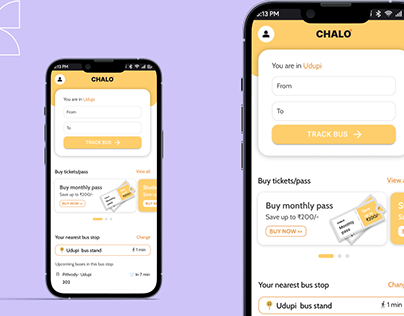 Chalo App Home Redesign