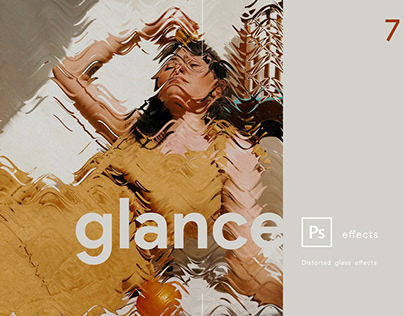 Glance Frosted Distorted Glass Ps