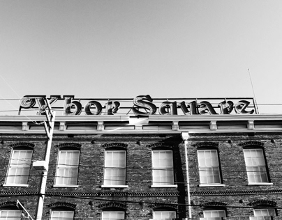 B+W Collection of Historic Ybor City, in Tampa Florida.