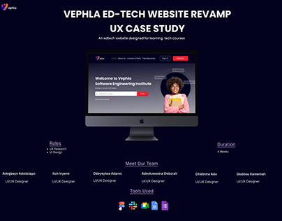 Vephla website Revamp