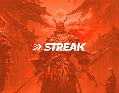 "STREAK" Gaming brand (Brand Identity)