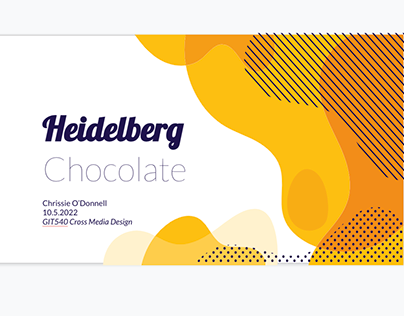 Custom Product Design: Heidelberg Chocolate