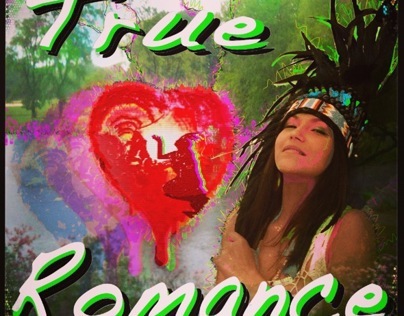 "True Romance" art for Eva Edith's single release