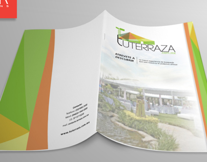 Diseño de folleto TUTERRAZA