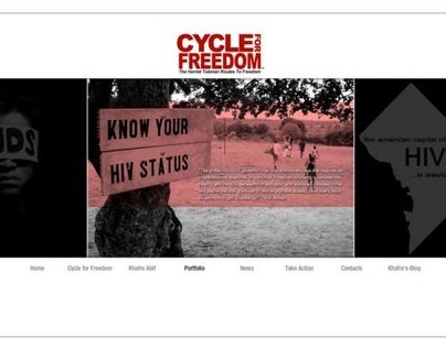 Cycle For Freedom Web Redesign