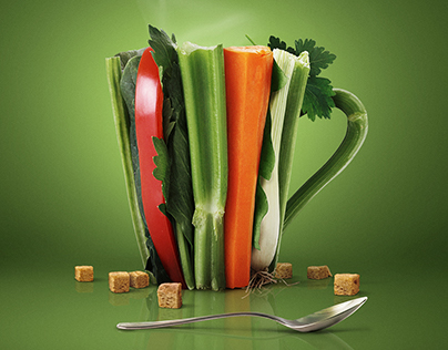 Cup of vegetables