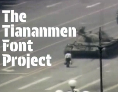 The Tiananmen Font Project (WORK IN PROGRESS)