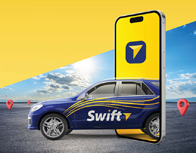 Swift cab service branding