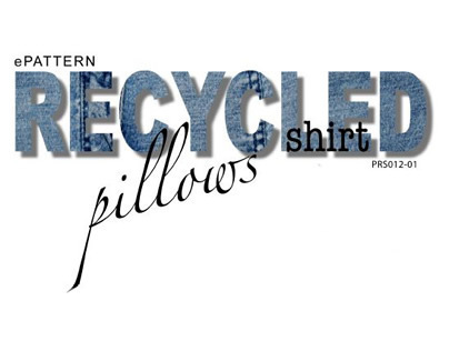 Recycled Denim Shirt Pillows