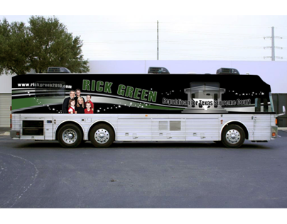 rick green supreme court bus wrap