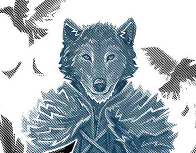 Wolf And Ravens