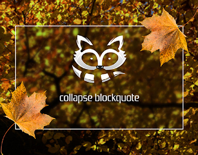 Collapse blockquote