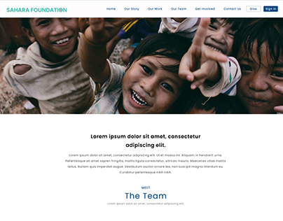 Meet our team page design