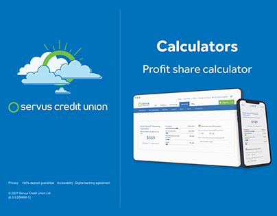 Servus Credit Union - Profit Share® Calculator