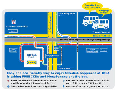 IKEA Thailand Map