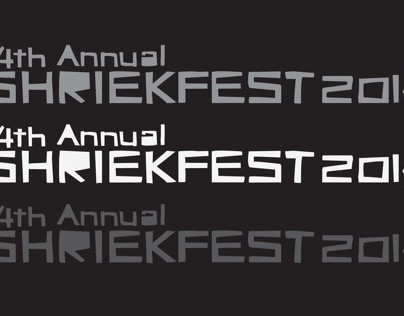 Shriekfest Poster Design