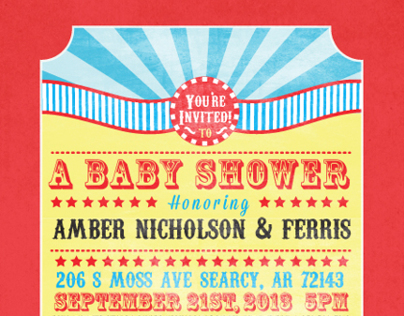 Circus Baby Shower