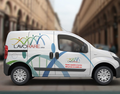 Graphic Wrapping Van - Lavorare Onlus