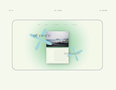 All yours - UI practice