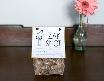 Zak Snot (Bag of Boogers) - package design