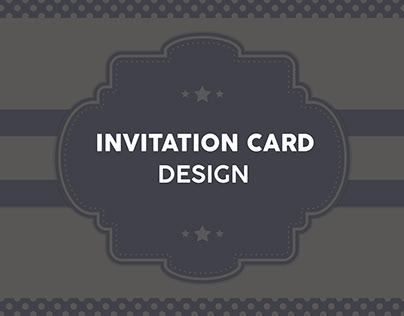 INVITATION CARD DESIGN