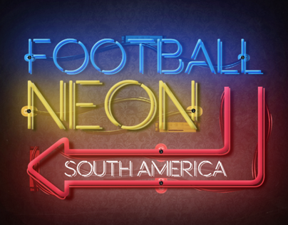 FUTBOL NEON SUDAMERICA / FOOTBALL NEON SOUTH AMERICA