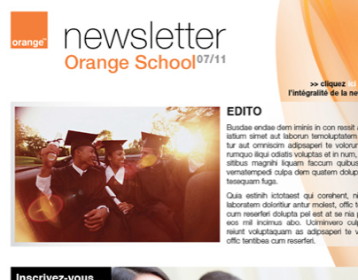 Newsletter for Orange Madagascar