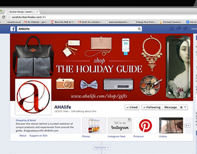 AHAlife Facebook Holiday Page