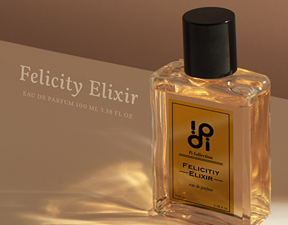 Felicity Elixir - Perfume Label Design