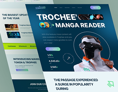 Trophee Landing Page l Website Redesign