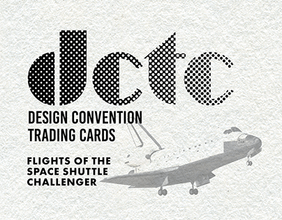 Design Convention Trading Cards: Shuttle Challenger