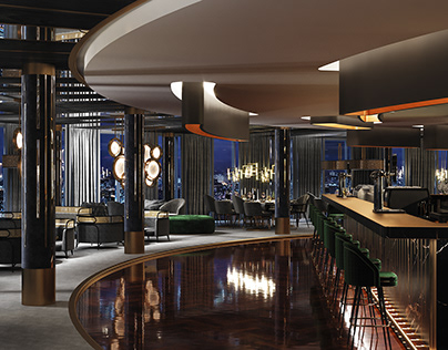 Luxury Restaurant 3D Visualization&Design