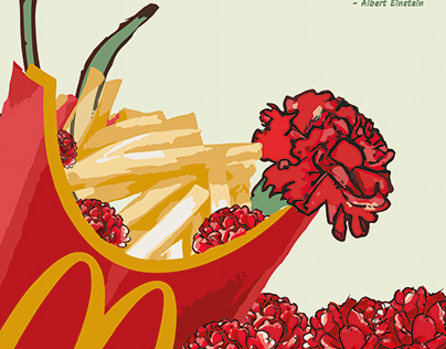 25 de Abril, Poster McDonald's