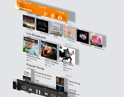 Grooveshark iOS Application
