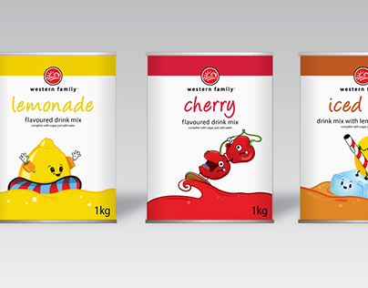 Western Family Packaging Design and Illustration